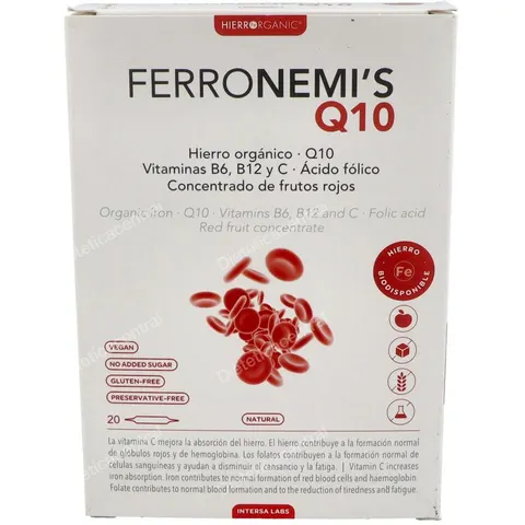 Intersa Bipôle Ferronemi's Q10 20 Ampollas – imagen 3