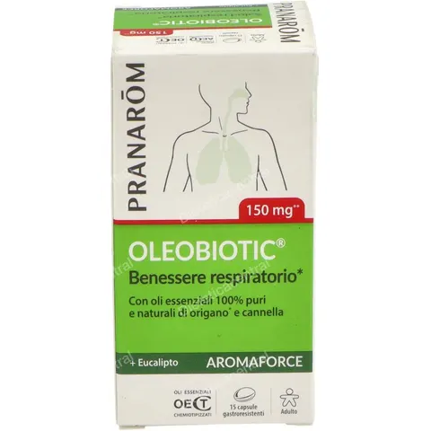 Pranarom Oleobiotic 15 Cápsulas – imagen 2