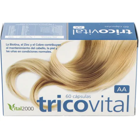 Vital 2000 tricovital aa 60cap. – imagen 2