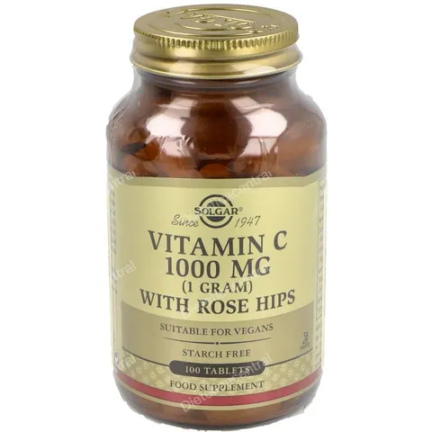 Solgar Rose Hips C 1000mg 100 Comprimidos – imagen 2