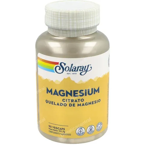 Solaray magnesium citrato 90cap – imagen 2