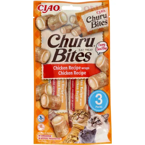 Churu Cat Bite Receta De Pollo 12 Uds 30g – imagen 2