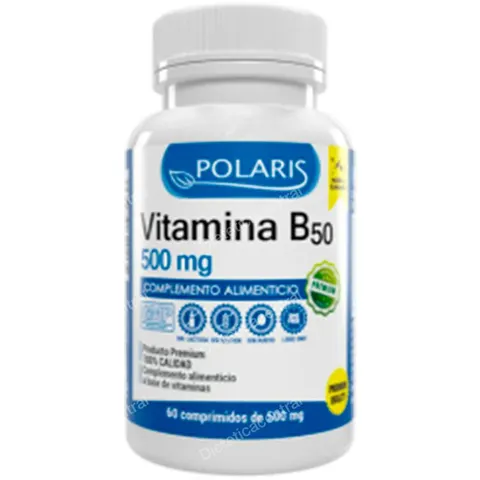 Polaris vitamina b50 500mg. 60comp. – imagen 3