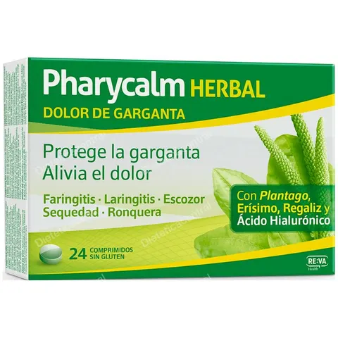 Pharycalm Herbal 24 Comprimidos – imagen 3