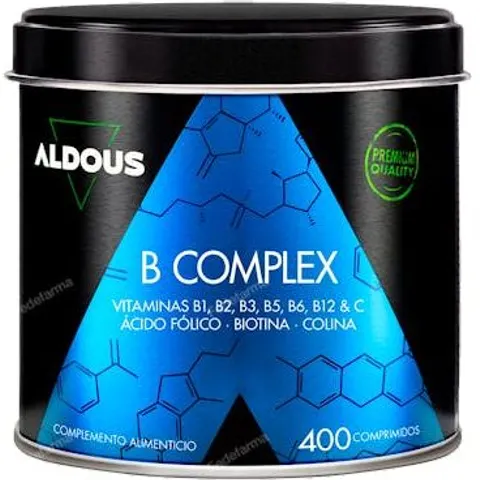 Aldous Bio Vitamina B Complex + Vitamina C 400comp – imagen 2