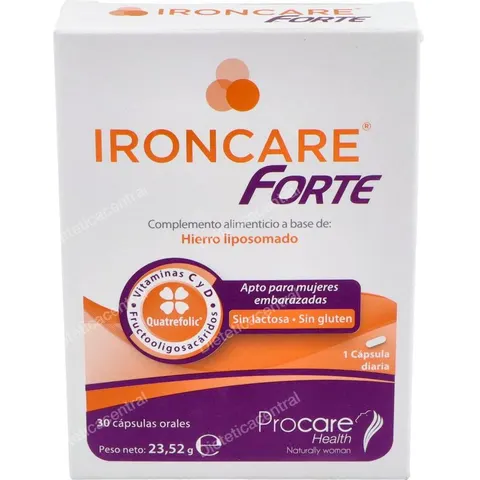 Ironcare Forte 30 Cápsulas – imagen 2