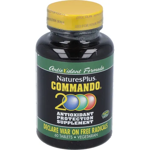 NaturesPlus Antioxidante Commando 2000 60 Tabletas – imagen 2
