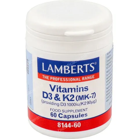 Lamberts VITAMINA D3 Y K2 60 Caps – imagen 3