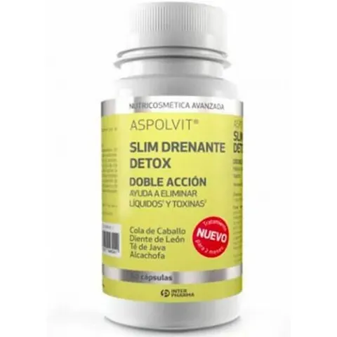 Aspolvit Slim Drenante Detox 60 Cápsulas – imagen 2