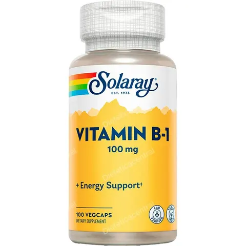 Solaray vit. b1 100mg. 100cap. – imagen 3