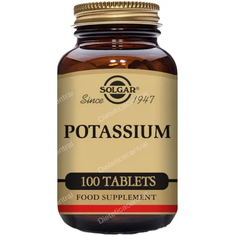 Solgar Potasio gluconato 100 Comprimidos – imagen 3