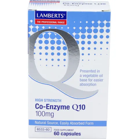 Lamberts CO-ENZYME Q10 100mg 60 Caps – imagen 4