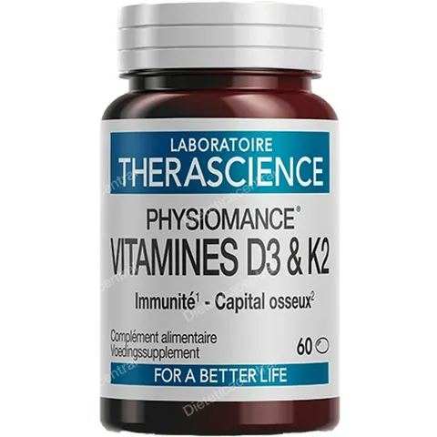 Therascience Vitamin D3 + K2 60 Perlas – imagen 4