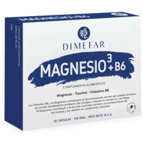 Dimefar magnesio3+b6 30cap. – imagen 2