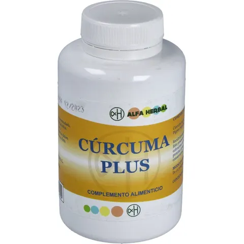 Alfa herbal curcuma plus 100cap. – imagen 2