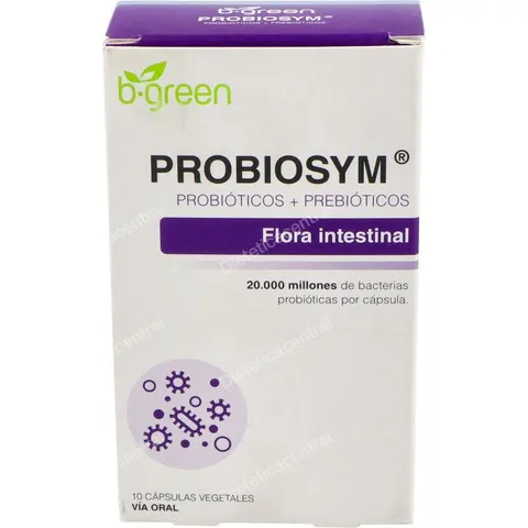 B-GREEN Probiótico Probiosym 10 caps – imagen 2