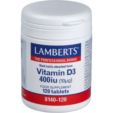 Lamberts Vit D3 400 Iu 120 Comp – imagen 2