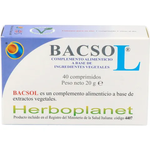 Herboplanet Bacsol 40 Tabs – imagen 2