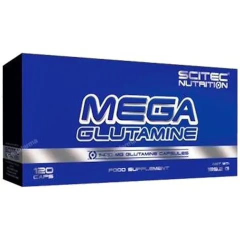 Scitec nutrition mega glutamine 120 caps – imagen 2