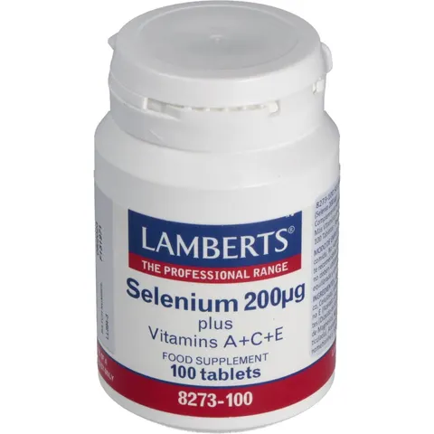 Lamberts SELENIO 200µg + A + C + E 100 Tabs – imagen 2