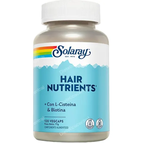 Solaray hair nutrients 120cap. – imagen 2