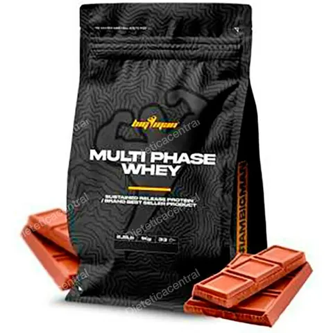 Bigman multi-phase whey 1 kg chocolate – imagen 3