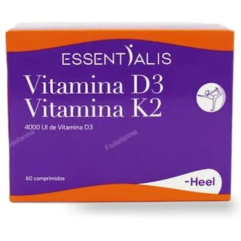 Essentialis Vitamina D3 Vitamina K2 60 Comprimidos – imagen 2