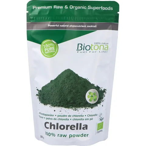 Biotona chlorella raw 200gr. bio – imagen 2