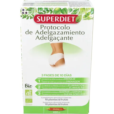 Superdiet Protocolo Adelgazamiento 30 Ampollas – imagen 2