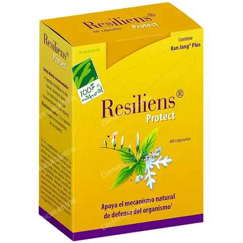 100% Natural Resiliens Cold 60 caps – imagen 2