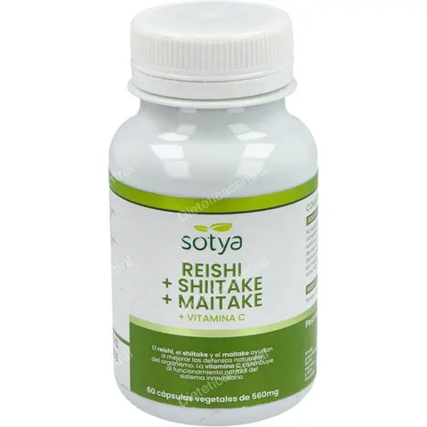 Sotya reishi-maitake-shitake 60cap. – imagen 2