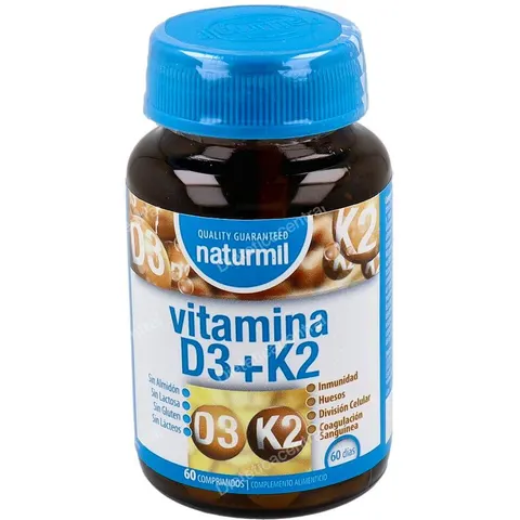 Naturmil Vitamina D3+K2 60comp – imagen 2