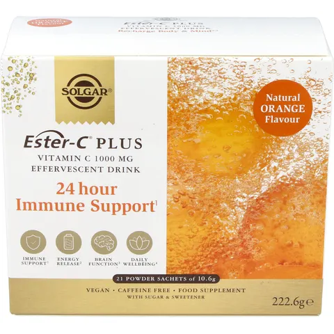 Solgar ester c efervescente vit c 1000mg. 21sbrs. – imagen 2