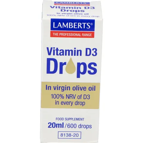 Lamberts VITAMINA D3 EN GOTAS 20 ml – imagen 2