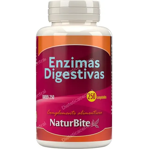 Naturbite enzimas digestivas 250comp. – imagen 2