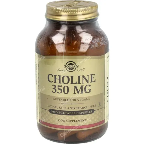 Solgar Colina 350 mg 100 Caps – imagen 2