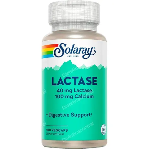 Solaray lactase 40mg. 4000fcc 100cap.veg – imagen 2