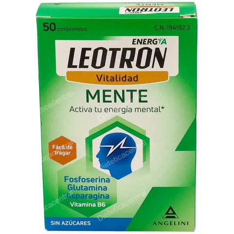 Leotron Vitalidad Mente 50 Comprimidos – imagen 3