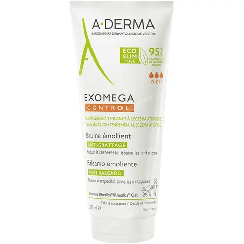 A-derma exomega control balsamo emoliente 200ml. – imagen 2