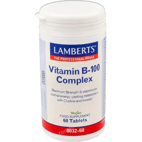 Lamberts Complejo de Vitaminas B-100 60 comprimidos – imagen 2