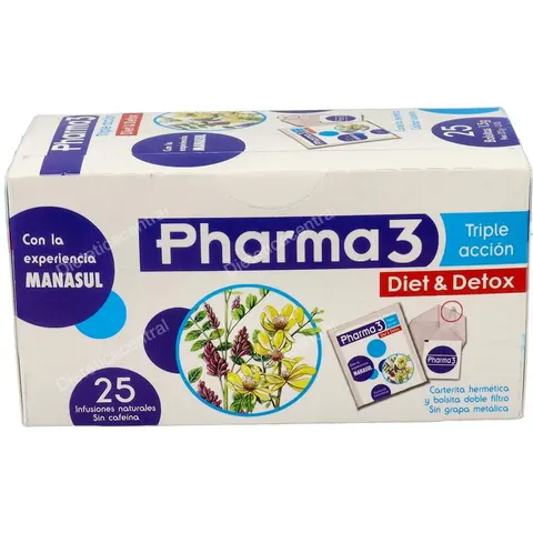 Bio3 Pharma3 Diet & Detox 25 Bolsitas – imagen 3