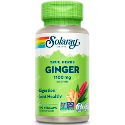 Solaray ginger 100vcap. - solaray – imagen 2