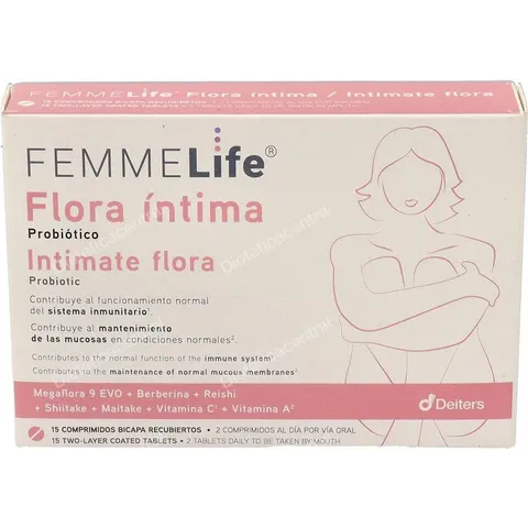 FEMMELife Flora Íntima 15 Comprimidos – imagen 2