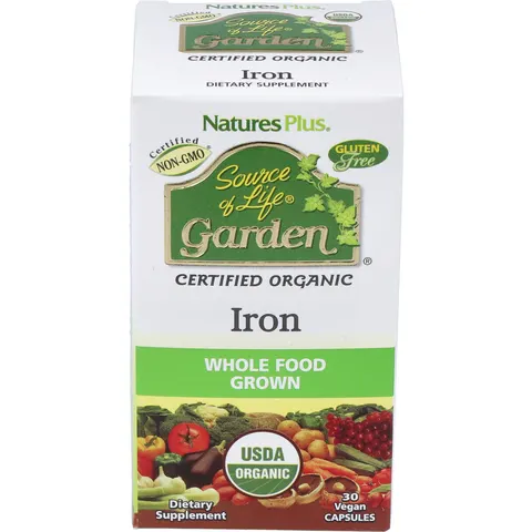 NaturesPlus Garden Hierro 30 Cápsulas – imagen 2