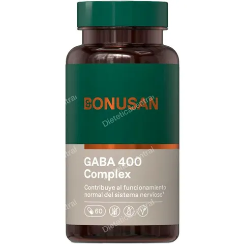 Bonusan GABA 400 Complex 60 Cápsulas Vegetarianas – imagen 2
