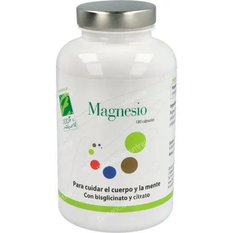 100% Natural Magnesio 180 Cápsulas – imagen 2