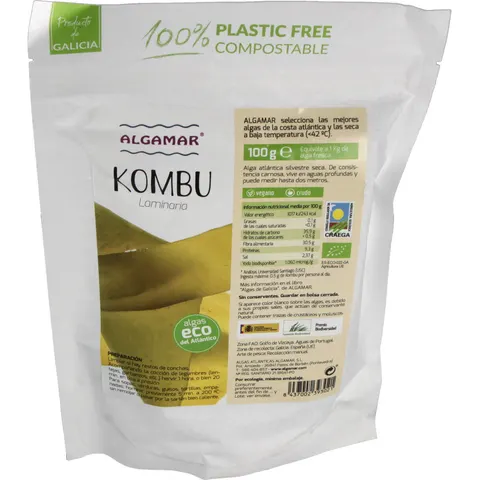 Algamar Alga Kombu 100 gr – imagen 2