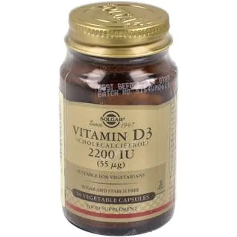 Solgar Vitamina D3 2200UI 50 VCaps – imagen 3