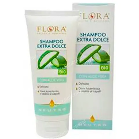 Flora Champú Extra Delicado Neutro 200 ml – imagen 2