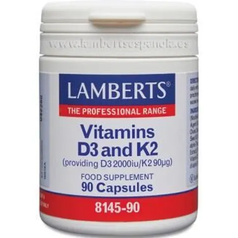 Lamberts Vitamina D3 k2 90 Caps – imagen 3